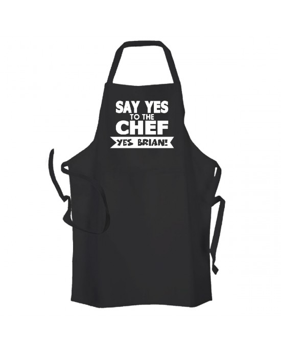 apron print on
