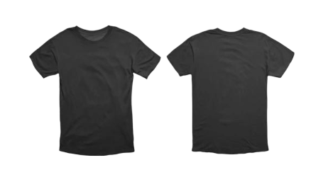 black t-shirt png